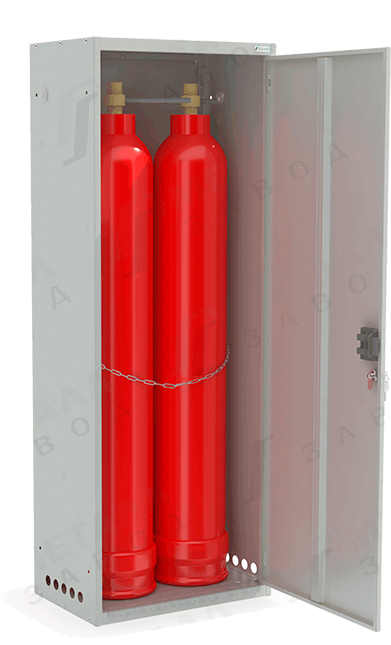 Купить Шкаф для газовых баллонов ШГР 40-2-4(2x40л)