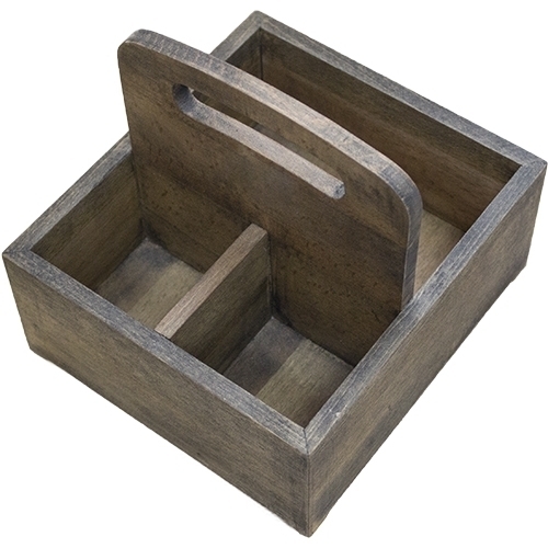 Купить Ящик для сервировки 190х170х80, эбеновое дерево, (бук)