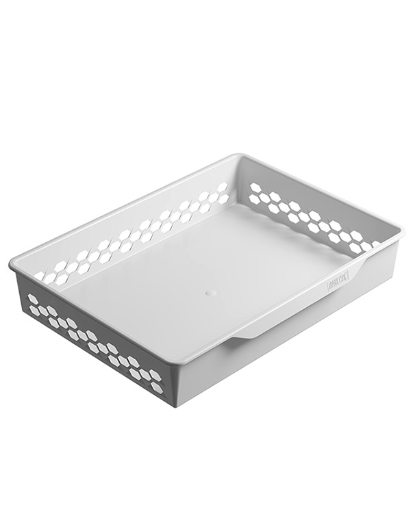 Купить Корзина пластиковая ПРАКТИК Home GBP 60х10 белая