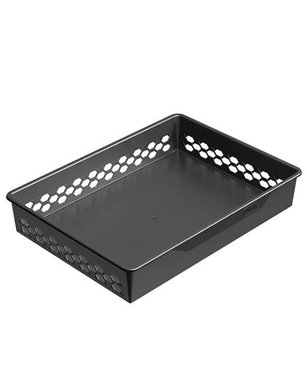 Купить Корзина пластиковая ПРАКТИК Home GBP 60х10 графит