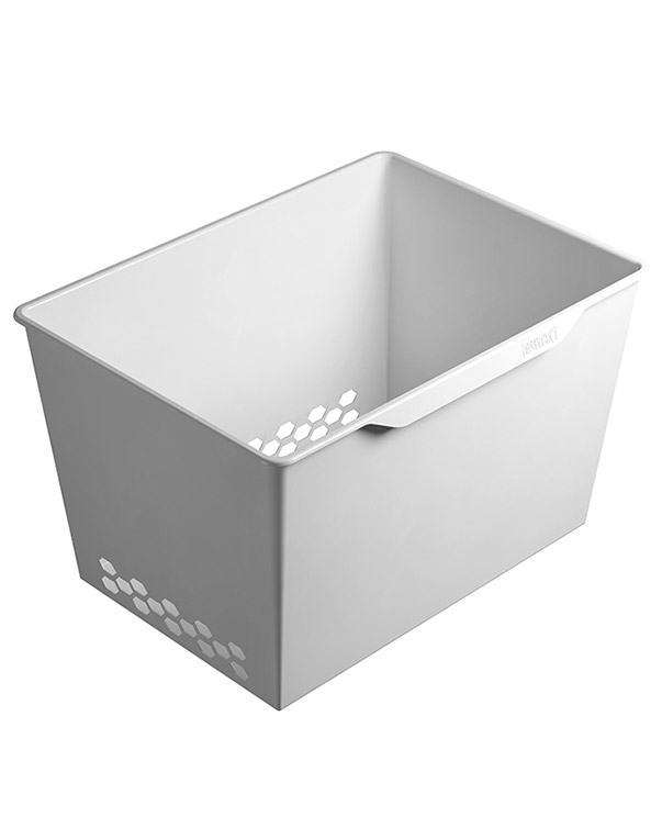 Купить Корзина пластиковая ПРАКТИК Home GBP 60х30 белая