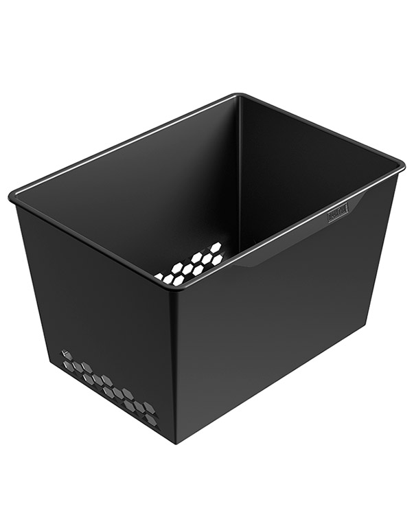 Купить Корзина пластиковая ПРАКТИК Home GBP 60х30 графит