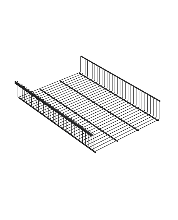 Купить Полка-корзина ПРАКТИК Home GSb 60х40 графит