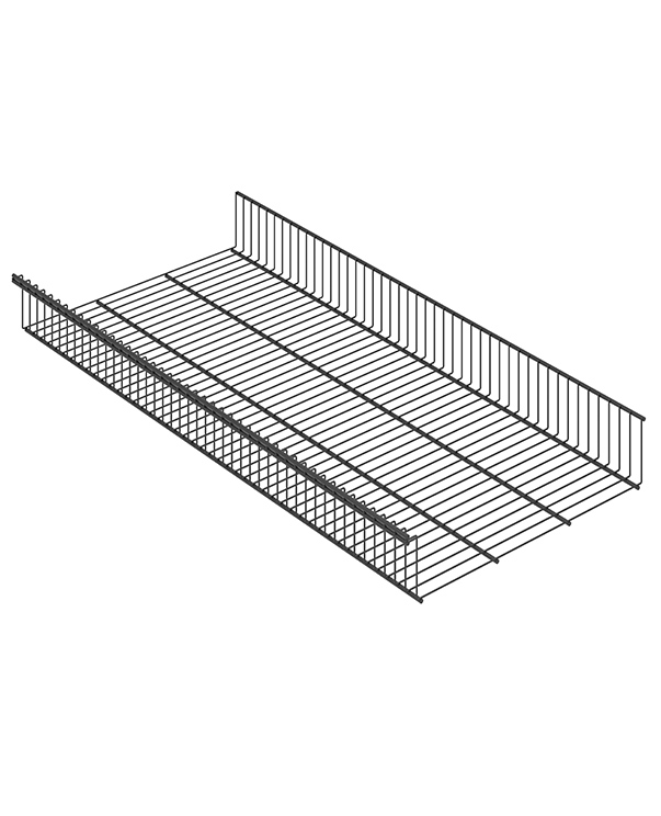 Купить Полка-корзина ПРАКТИК Home GSb 90х40 графит