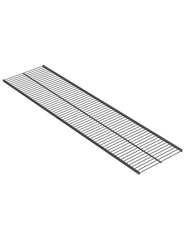 Купить Полка сетчатая ПРАКТИК Home GSh 120х30 графит