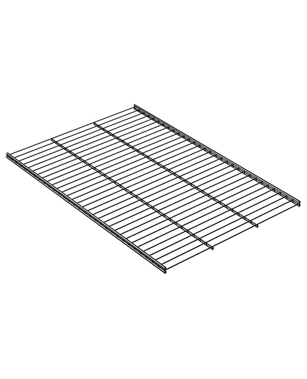 Купить Полка сетчатая ПРАКТИК Home GSh 60х40 графит