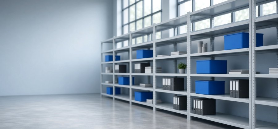 Купить среднегрузовой стеллаж до 500 кг на ярус
