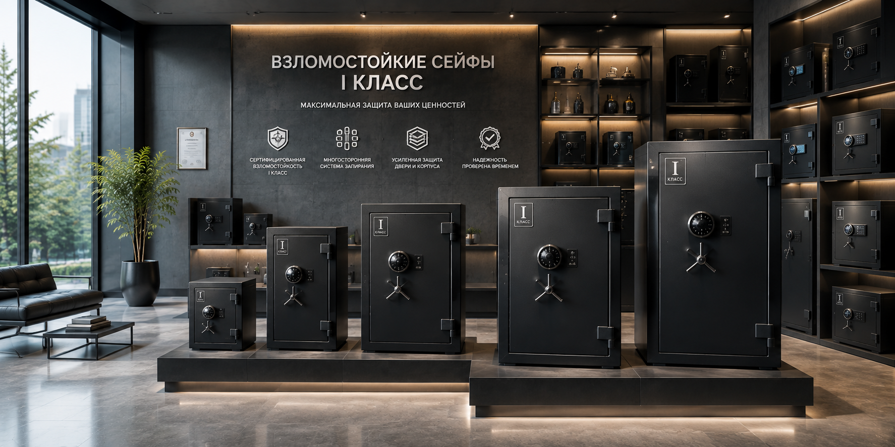 Купить взломостойкие сейфы i класса